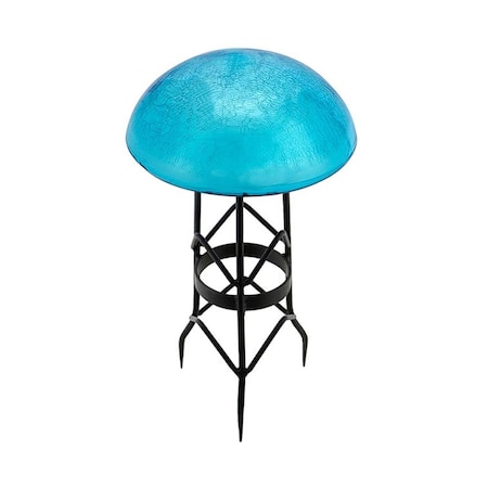 Achla Designs Achla TS-T-C Toad Stool - Teal - Crackle TS-T-C